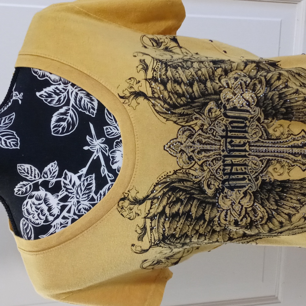 🆕️ 🖤HTF Affliction🖤 - Capri S/S U-Neck Tee - Picture 6 of 11